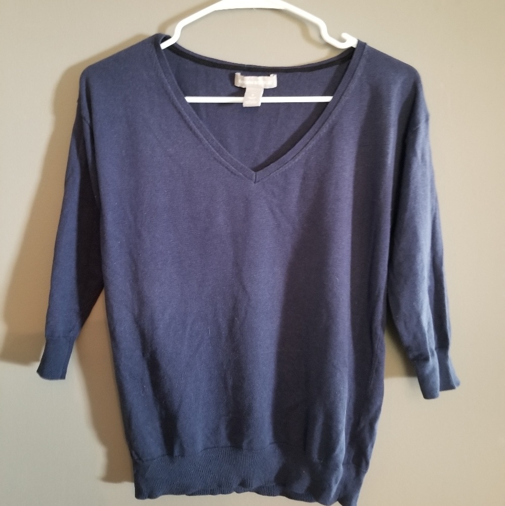 Banana Republic Navy V-neck